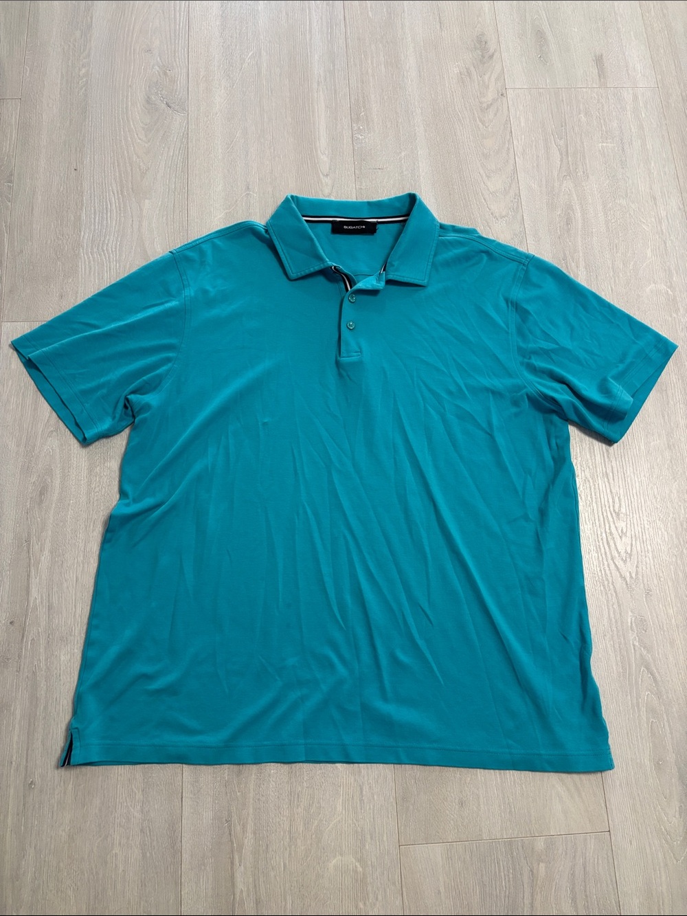 🔥BUNDLESALE Men’s XL Bugatchi Teal Polo Pima Cotton Shirt